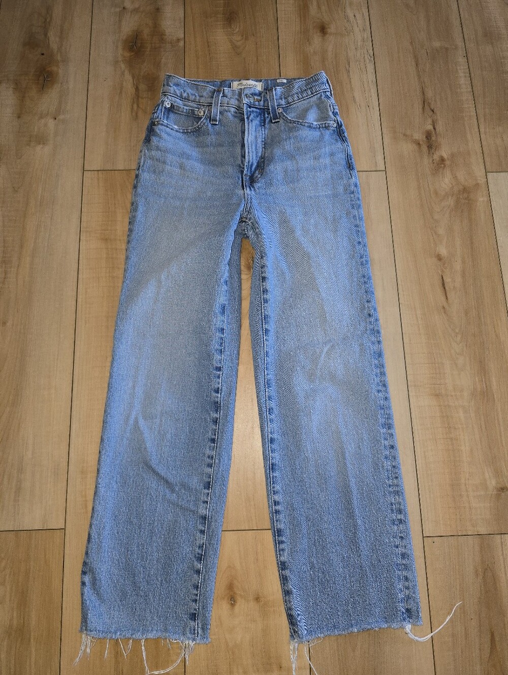 Madewell Curvy Perfect Vintage Wide-Leg Crop Jean Sz 23